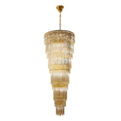 Hot Królewska, kryształowa lampa wisząca ZM 19002/40-GLD LUXE | Kaja Żyrandole Nowoczesne