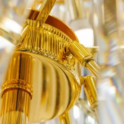 Hot Królewska, kryształowa lampa wisząca ZM 19002/40-GLD LUXE | Kaja Żyrandole Nowoczesne