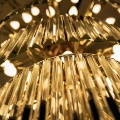 Hot Królewska, kryształowa lampa wisząca ZM 19002/40-GLD LUXE | Kaja Żyrandole Nowoczesne