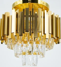 Sklep Kaja Królewska lampa sufitowa, plafon glamour 6268/4B TR VALETTA | Kaja