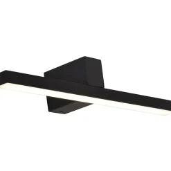 Sklep Kaja Krótki kinkiet LED nad lustro w łazience LP-778/1W M BK z serii NEVADA