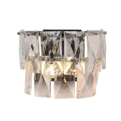 Sklep Kaja Kryształowa lampa ścienna, kinkiet do salonu ML6930 z serii CHELSEA | Kaja Oświe