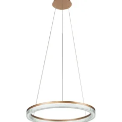 Flash Sale Kryształowa lampa ⌀60cm LP-033/1P S GD CRISTAL TRIANGLE MIDWAY | Kaja Żyrandole Nowoczesne