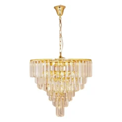 Outlet Kryształowa lampa do wnętrza glamour ZM 17701/20-GLD VERSAILLES | Kaja Żyrandole Nowoczesne