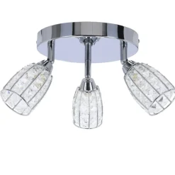 Shop Kryształowa lampa sufitowa, regulowana 98-13408 z serii SHIBA | Kaja Żyrandole Nowoczesne