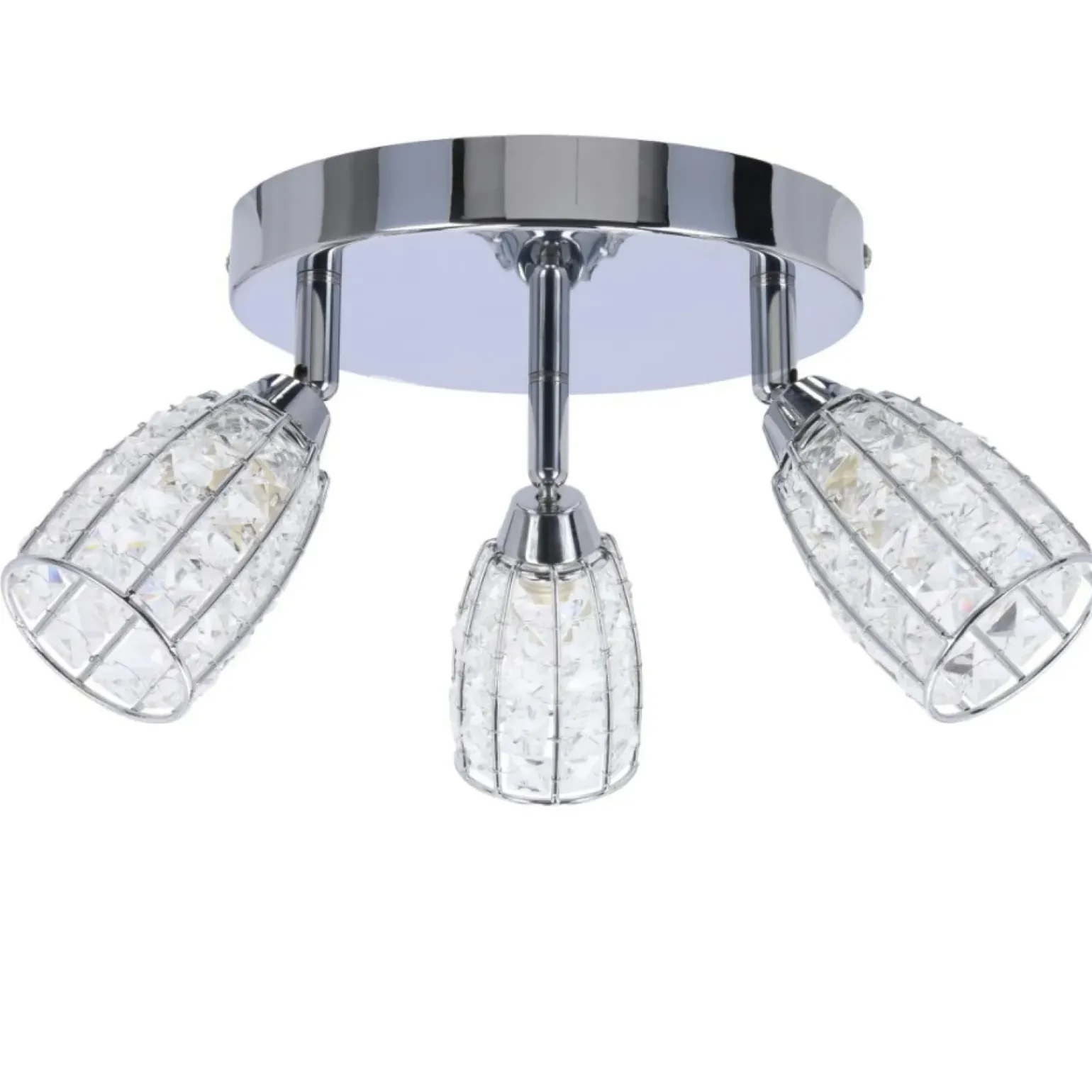 Shop Kryształowa lampa sufitowa, regulowana 98-13408 z serii SHIBA | Kaja Żyrandole Nowoczesne