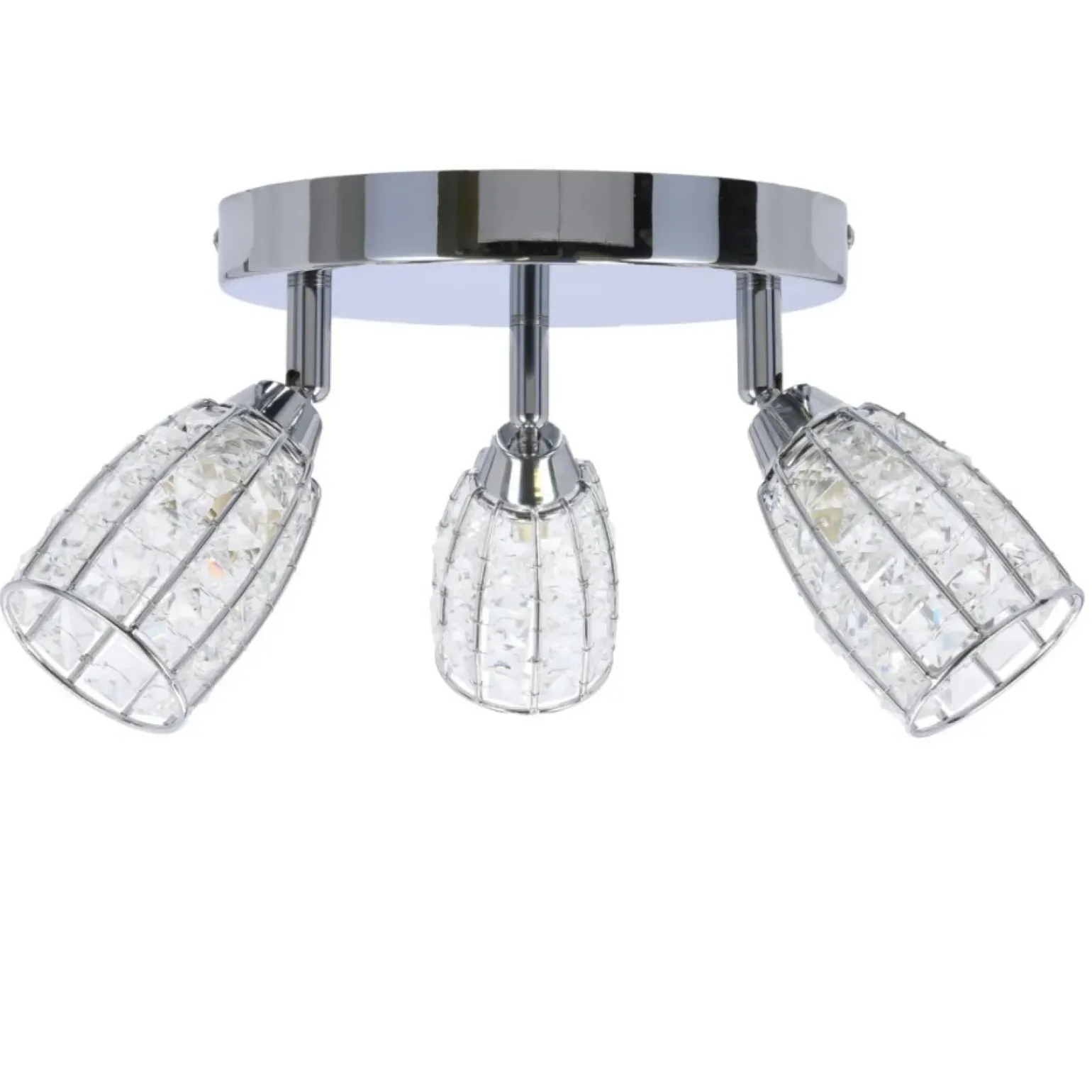 Shop Kryształowa lampa sufitowa, regulowana 98-13408 z serii SHIBA | Kaja Żyrandole Nowoczesne