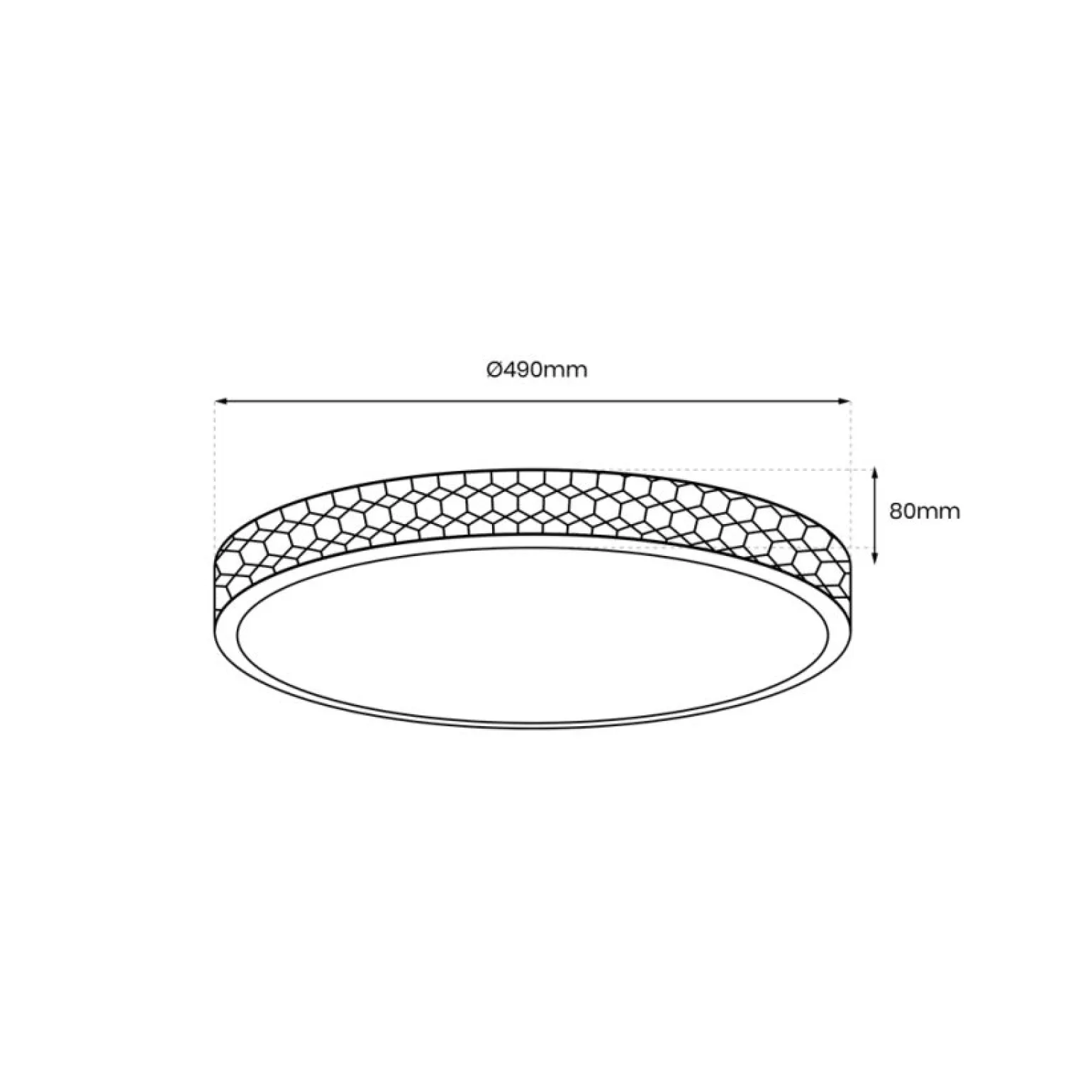 Sklep Kaja Kryształowa lampa sufitowa LED do sypialni ML8499 RONDO | Kaja