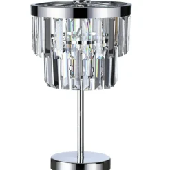 Sklep Kaja Kryształowa lampka stołowa glamour LP-2910/1T VETRO | Kaja Oświetlenie