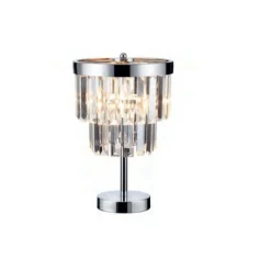 Sklep Kaja Kryształowa lampka stołowa glamour LP-2910/1T VETRO | Kaja Oświetlenie