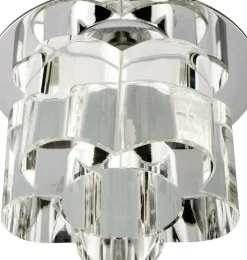 Sklep Kaja Kryształowa oprawa podtynkowa, srebrny kolor 2281967 | Kaja Oświetlenie