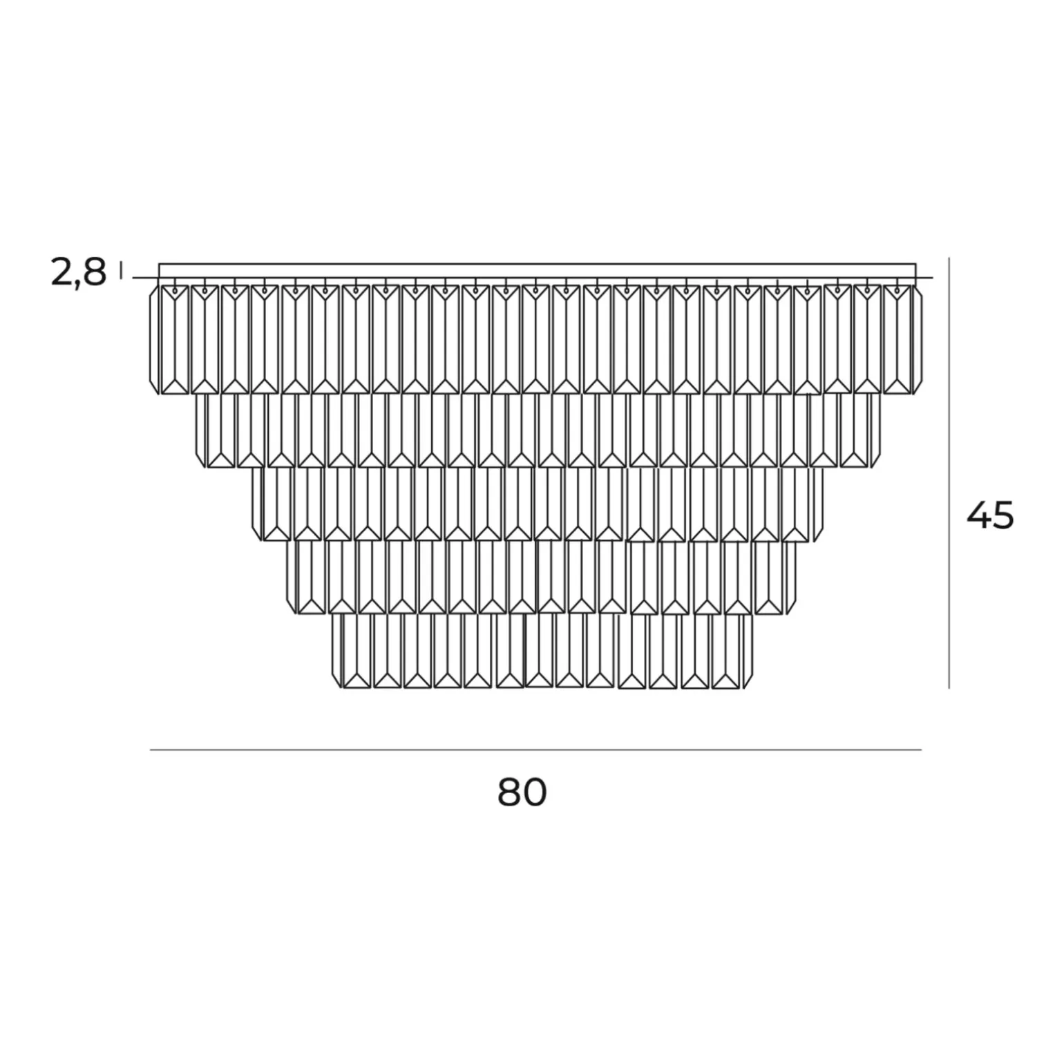 Sklep Kaja Kryształowa, złota lampa sufitowa do salonu MX C0224 MONACO | Kaja