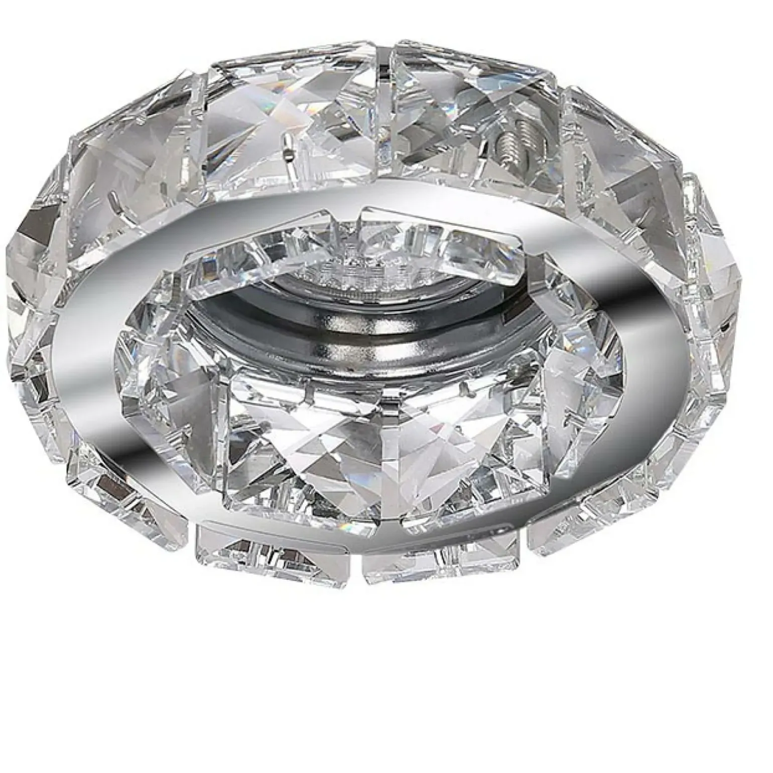 Sklep Kaja Kryształowe, okrągłe oczko podtynkowe AZ1449 ESTER | Kaja Oświetlenie