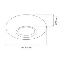 Sklep Kaja Kryształowy plafon, do eleganckiego salonu ML8125 z serii TOKYO | Kaja Oświetlen