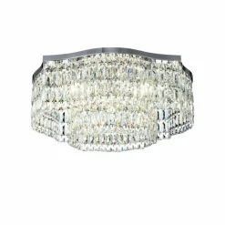 Sklep Kaja Kryształowy plafon do salonu DIA005CL-10CH DUNE | Kaja Oświetlenie