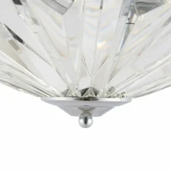 Sklep Kaja Kryształowy plafon ze srebrną ramką ⌀48,5cm MOD094CL-06CH serii FACET