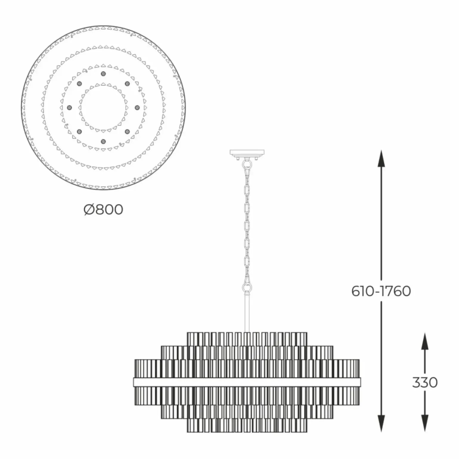 Hot Kryształowy żyrandol do salonu P0567-16A-2GAC CONSTANTINOPLE| Kaja Żyrandole Nowoczesne