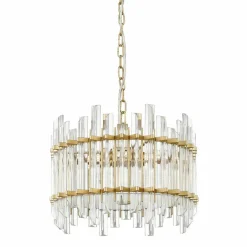 Store Kryształowy żyrandol w stylu glamour P0556-06D-V7V7 ALEXANDRIA | Kaja Żyrandole Nowoczesne