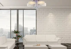 Discount Kryształowy żyrandolony LEDami DRS8006/5 TR GL | Kaja Żyrandole Nowoczesne