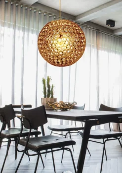 Sklep Kaja Kulista lampa wisząca w kolorze miedzi 31-09074 ABROS | Kaja