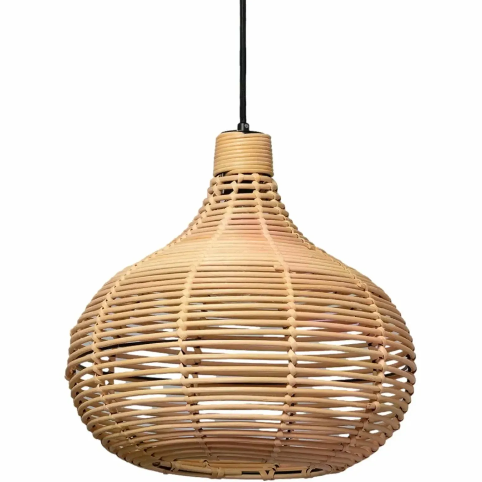 Outlet Kulista, pleciona lampa wisząca ABR-LW16-BH-E27 BOHO | Kaja Żyrandole Nowoczesne