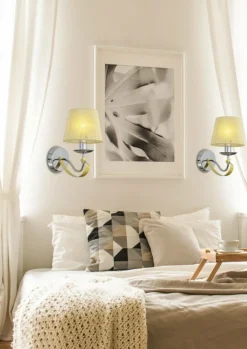 Sklep Kaja Kunsztowny kinkiet ze złotym abażurem 21-55040 DIVA | Kaja Oświetlenie