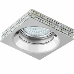 Sklep Kaja Kwadratowa, kryształowa oprawa podtynkowa oczko AZ1460 EVA | Kaja