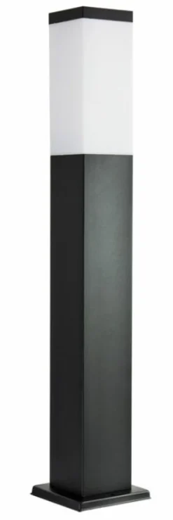 Sklep Kaja Kwadratowa lampa stojąca, wys. 65cm SS802-650 BL z serii INOX KWADRAT | Kaja Ośw