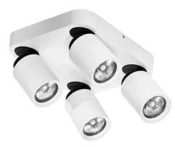 Cheap Kwadratowa lampa sufitowa z ruchomymi tubami AZ0682 TOMI | Kaja Żyrandole Nowoczesne