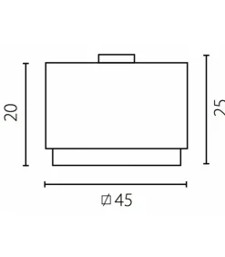 Sklep Kaja Kwadratowa lampa z podwójnym abażurem 45cm 67044 LASTRA | Kaja