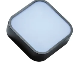 Sklep Kaja Kwadratowy czarny plafon z mlecznym szkłem AZ4146 LUCIE | Kaja