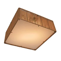Sklep Kaja Kwadratowy plafon z abażurem ze sznurka CL22009B-D40 z serii NOMAD