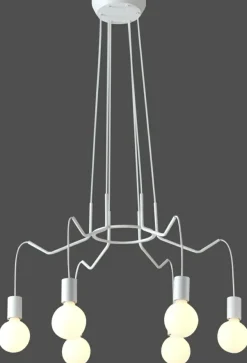 Outlet Lampa bez kloszy, minimalistyczny żyrandol 36-71026 BASSO | Kaja Żyrandole Nowoczesne
