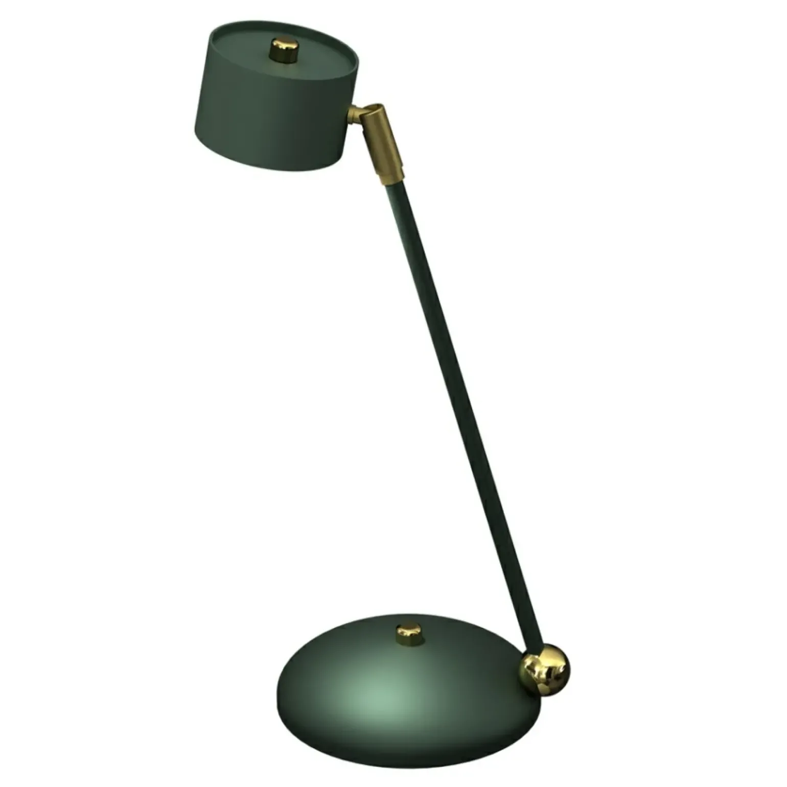 Sklep Kaja Lampa biurkowa w kolorze zieleni i złota MLP7770 z serii ARENA | Kaja Oświetleni