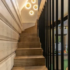 Sklep Kaja Lampa ścienna LED ⌀21cm LP-8102/1C-12W GD PLATILLO | Kaja Oświetlenie