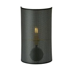 Sklep Kaja Lampa ścienna typu półplafon, czarny kinkiet 1148/K1 ASTON | Kaja