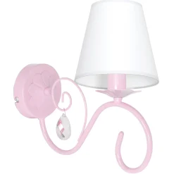 Sklep Kaja Lampa ścienna z abażurem i kryształkiem MLP1050 SARA | Kaja