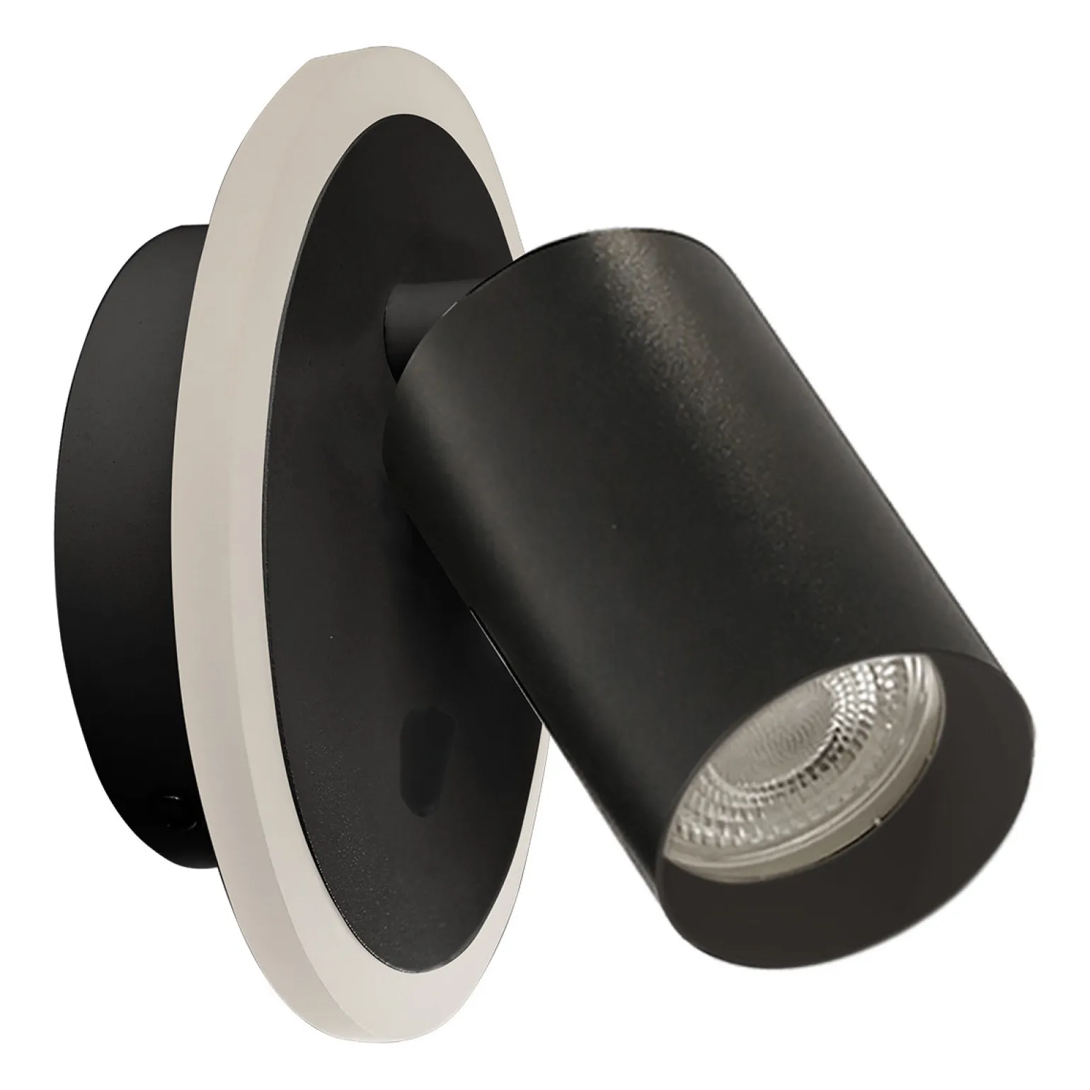 Sklep Kaja Lampa ścienna z dwoma światłami LED+GU10 LP-0612/1WS BK PARMA | Kaja