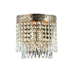 Sklep Kaja Lampa ścienna z kryształkami DIA890-WL-01-G PALACE | Kaja Oświetlenie