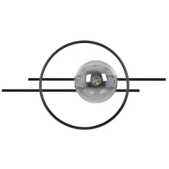 Sklep Kaja Lampa ścienna z ozdobnym, grafitowym kloszem K-5340 z serii ASTRA