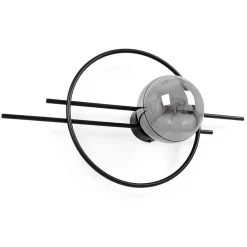 Sklep Kaja Lampa ścienna z ozdobnym, grafitowym kloszem K-5340 z serii ASTRA