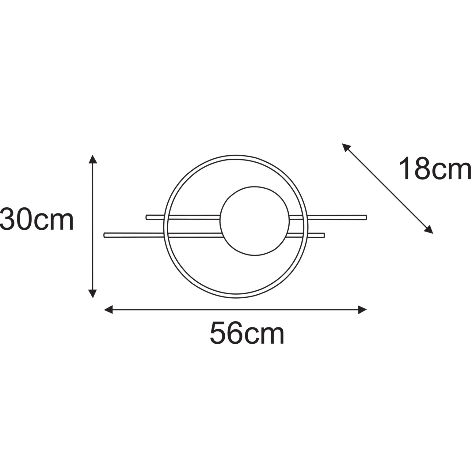 Sklep Kaja Lampa ścienna z ozdobnym, grafitowym kloszem K-5340 z serii ASTRA