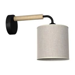 Sklep Kaja Lampa ścienna z szarym, wąskim abażurem MLP7450 z serii ATLANTA | Kaja Oświetlen