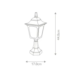 Sklep Kaja Lampa cokołowa, oświetlenie ogrodu CPM4-BLACK z serii CHAPEL MINI