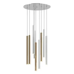 Hot Lampa do skandynawskiego salonu P0461-09C-B5SB LOYA | Kaja Żyrandole Nowoczesne