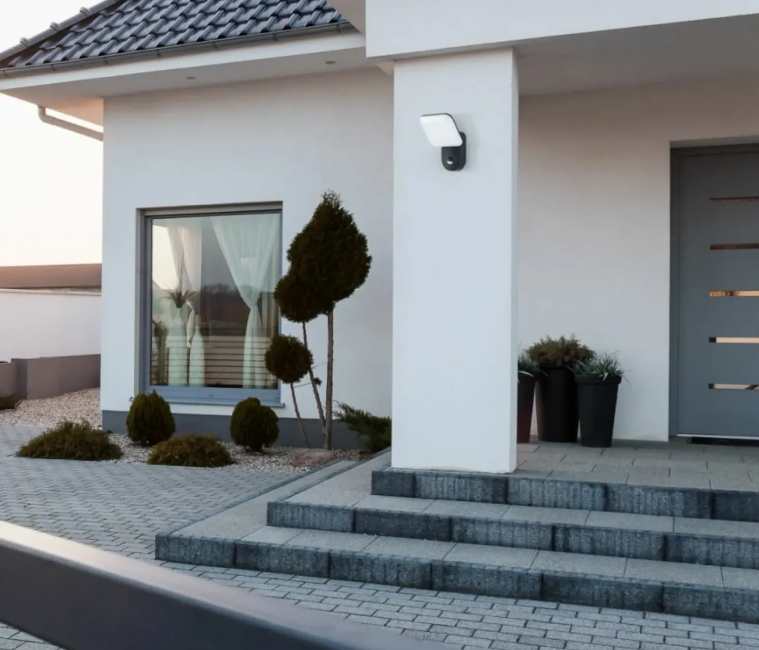 Sklep Kaja Lampa elewacyjna z czujnikiem LED 3000K OWL-6206-S-3K NAMMI | Kaja