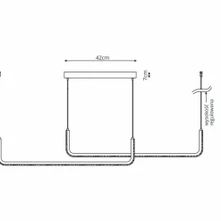 New Lampa LED do dowolnego rozmieszczenia LP-1015/2P BASIC MALAWI | Kaja Żyrandole Nowoczesne