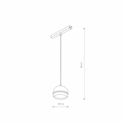 Sklep Kaja Lampa LED do szyny magnetycznej 1F 10155 LVM SLOT LED | Kaja