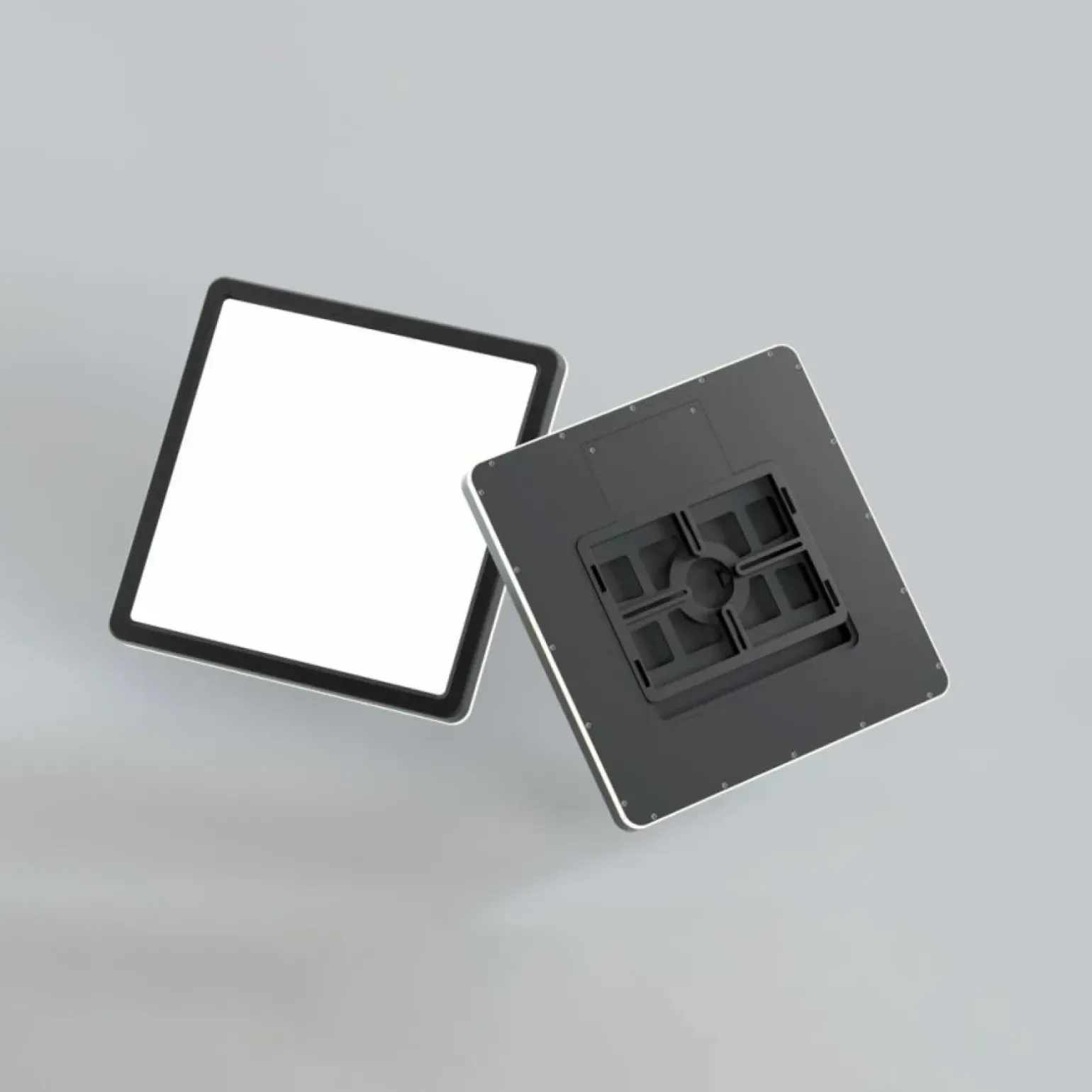 Sklep Kaja Lampa LED ze świecącą ramką 23x23 PLF-39573-230S-22W-BL ALERIA | Kaja