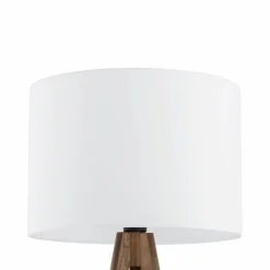 Sklep Kaja Lampa na ciemnych, drewnianych nogach TK 16003 GRAND ORZECH | Kaja